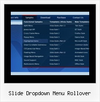 Slide Dropdown Menu Rollover Menue Struktur Java Script