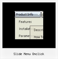 Slide Menu Onclick Menue Integrieren Ohne Sichtbar