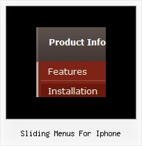 Sliding Menus For Iphone Html Rollout Menu