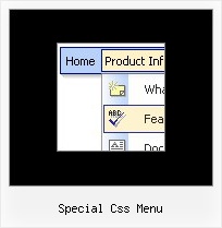 Special Css Menu Java Hover Menue