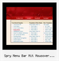 Spry Menu Bar Mit Mousover Bildwechsel Macintosh Menu For Vista