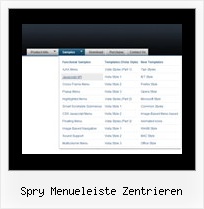 Spry Menueleiste Zentrieren Javascript Column Menu Example