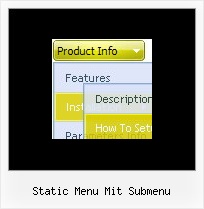 Static Menu Mit Submenu Tab Menue Probe