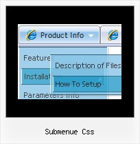 Submenue Css Flyout Menue Mouseover
