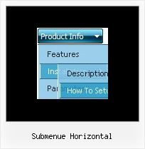 Submenue Horizontal Frames Vorlagen