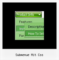 Submenue Mit Css Dropdown Liste