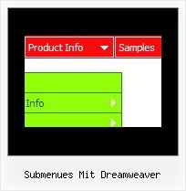 Submenues Mit Dreamweaver Horizontal Menu Firfox