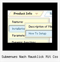 Submenues Nach Mausklick Mit Css Dynamische Xml Menu