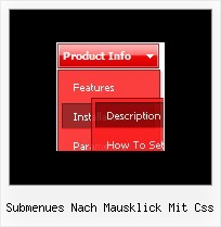 Submenues Nach Mausklick Mit Css Menu Ajax Xp
