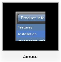 Submenus Menue In Html