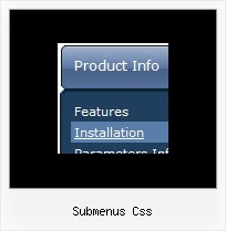Submenus Css Menu Li