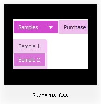 Submenus Css Css Menue Mouseover