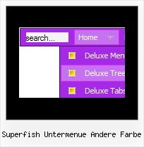 Superfish Untermenue Andere Farbe Navigation Beispiele