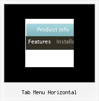 Tab Menu Horizontal Html Navigation Vorlagen