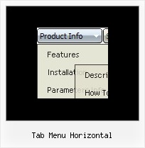 Tab Menu Horizontal Spry Menu Bar Free