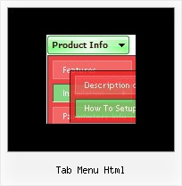 Tab Menu Html Popup Menue Javascript Mac