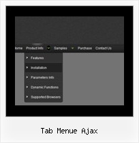 Tab Menue Ajax Mac Taskbar Menu
