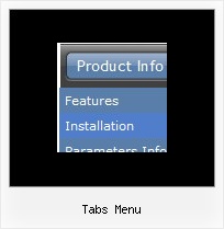 Tabs Menu Vertical Css Menu Submenus