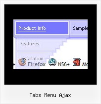 Tabs Menu Ajax Javascript Menue Vorschau