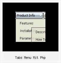 Tabs Menu Mit Php Javascript Menue Ausgewaehlten Link Fett