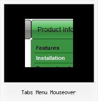 Tabs Menu Mouseover Javascript Frame Menue