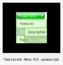 Taskleiste Menu Mit Javascript Menues Ajax