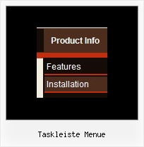 Taskleiste Menue Dropdownmenue Horizontal