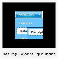 This Page Contains Popup Menues Css Horizontal Tabs Menu