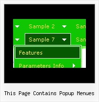 This Page Contains Popup Menues Buero Stile