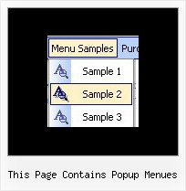 This Page Contains Popup Menues Menue Mit Css Gestalten