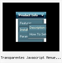 Transparentes Javascript Menue Beispiel B De Menues