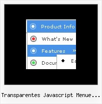 Transparentes Javascript Menue Beispiel Firefox Mehrspaltiges Menue