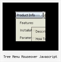 Tree Menu Mouseover Javascript Css Menu Horizontal Drop Down