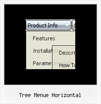 Tree Menue Horizontal Css Dropdown Menue Verschieden Breit