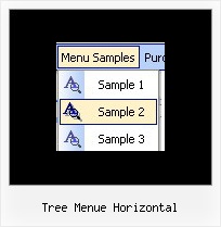 Tree Menue Horizontal Menu As