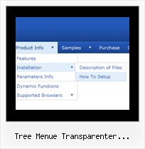 Tree Menue Transparenter Hintergrund Css Menue Vertikal Aufklappbar