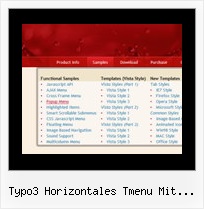 Typo3 Horizontales Tmenu Mit Vertikalem Submenu Javascript Menue Baum