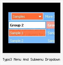 Typo3 Menu And Submenu Dropdown Javascript Mouseover
