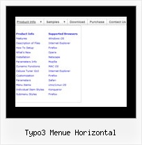 Typo3 Menue Horizontal Java Gui Drop Down Menu
