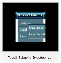 Typo3 Submenu Dropdown Individueller Hintergrund Dynamisches Horizontales Menue Mit Untermenue