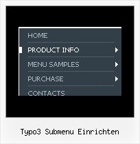 Typo3 Submenu Einrichten Dropdown Menue Mit Javascript Dreamweaver
