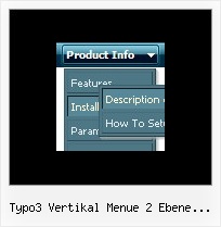 Typo3 Vertikal Menue 2 Ebene Rechts Horizontales Dynamisches Menue Html