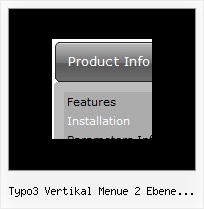 Typo3 Vertikal Menue 2 Ebene Rechts Java Untermenue