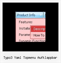 Typo3 Yaml Topmenu Aufklappbar Html Menuecode