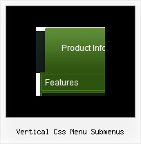 Vertical Css Menu Submenus Javascript Link