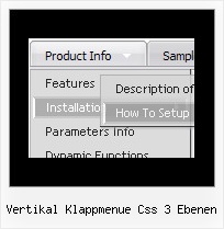 Vertikal Klappmenue Css 3 Ebenen Menue In Webseite Einfuegen