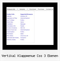 Vertikal Klappmenue Css 3 Ebenen Top Vista Menue Html