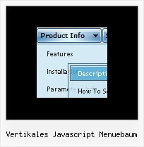 Vertikales Javascript Menuebaum Website Navigationsleiste