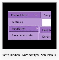 Vertikales Javascript Menuebaum Tabbed Menue