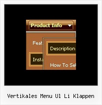 Vertikales Menu Ul Li Klappen Css Menu Dropdown Generator